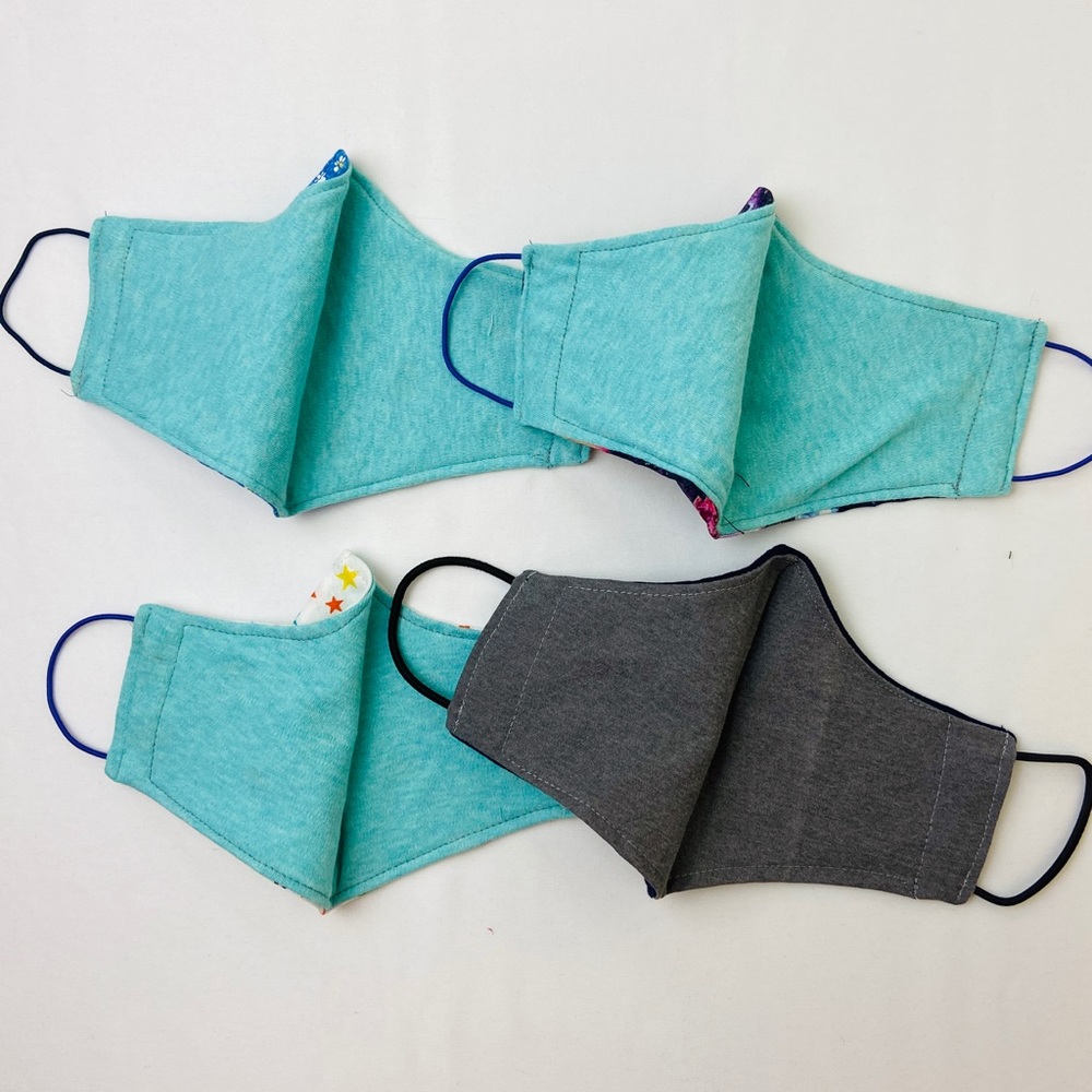 4 Adult Patterns Face Mask Washable Breathable - Picture 4 of 6